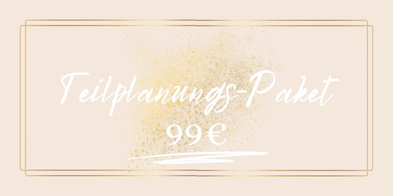 Teilplanungs-Paket 99 EUR